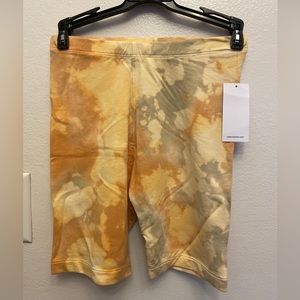 NWT Cotton Citizen Siena Tie Dye Stretch Biker Shorts size S.